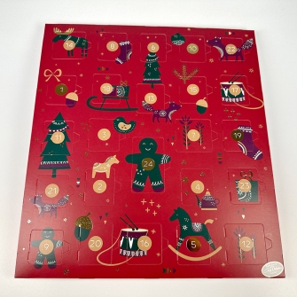 Decker Adventskalender Weihnachtsmotive mit Edelschokoladen