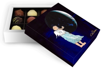 Decker-Pralinenmischung Schutzengel mit Alkohol