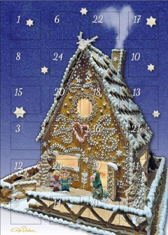 Decker Adventskalender Lebkuchenhaus ohne Alkohol
