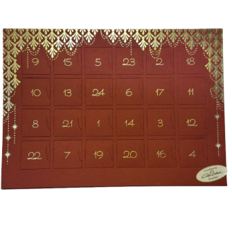 Decker Adventskalender Weihnachtsmotive mit Edelschokoladen