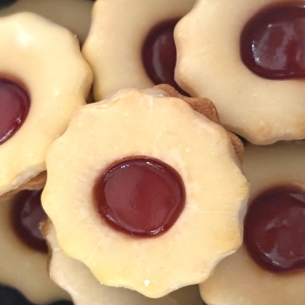 Hildabrötchen mit Glasur